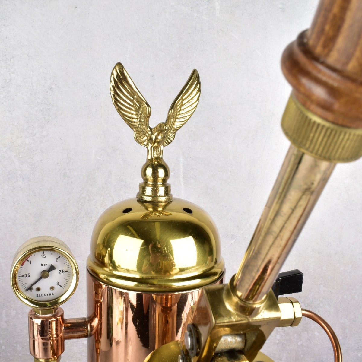 Elektra Copper and Brass Coffee Espresso Machine