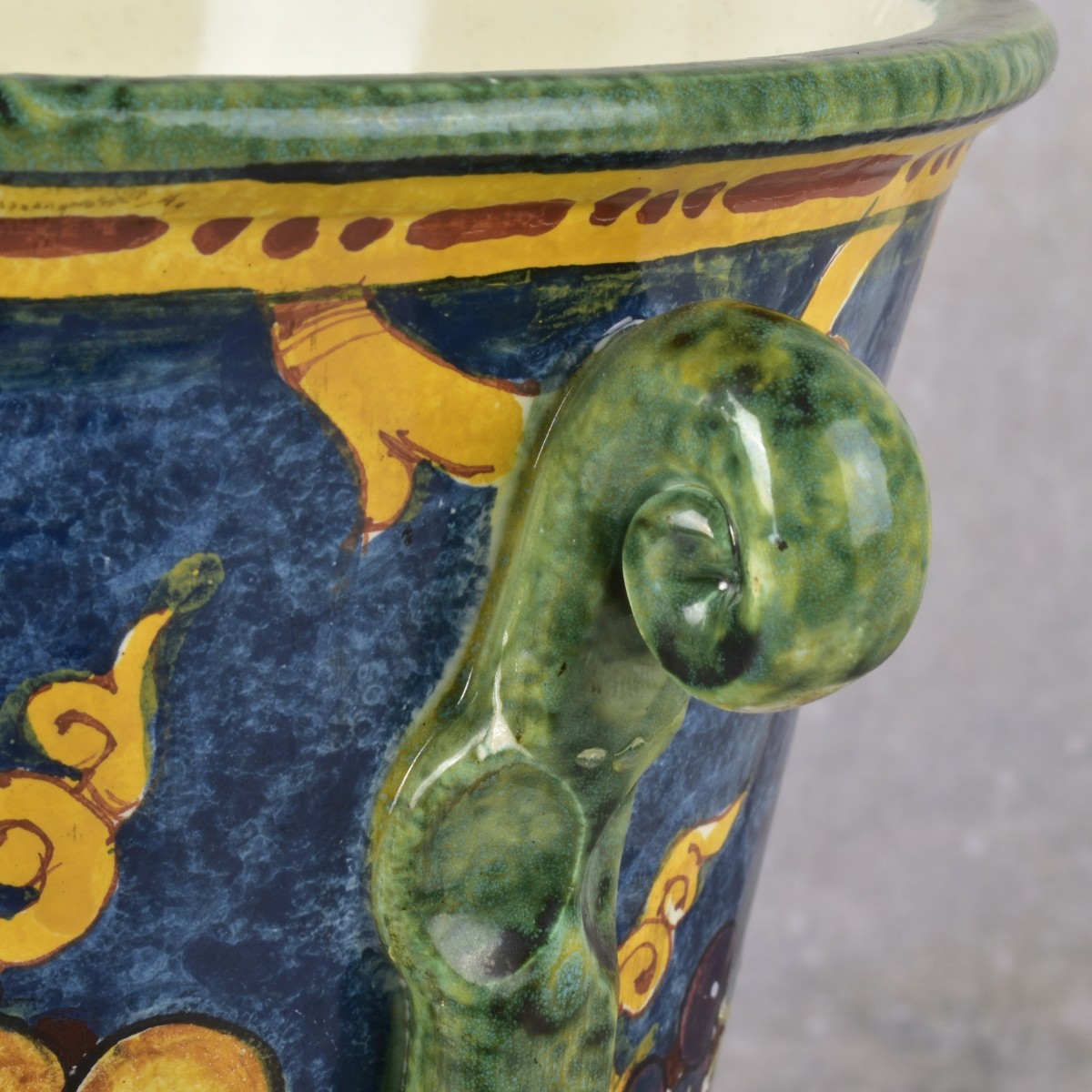 Vintage Leona Italian Porcelain Vase with Cover