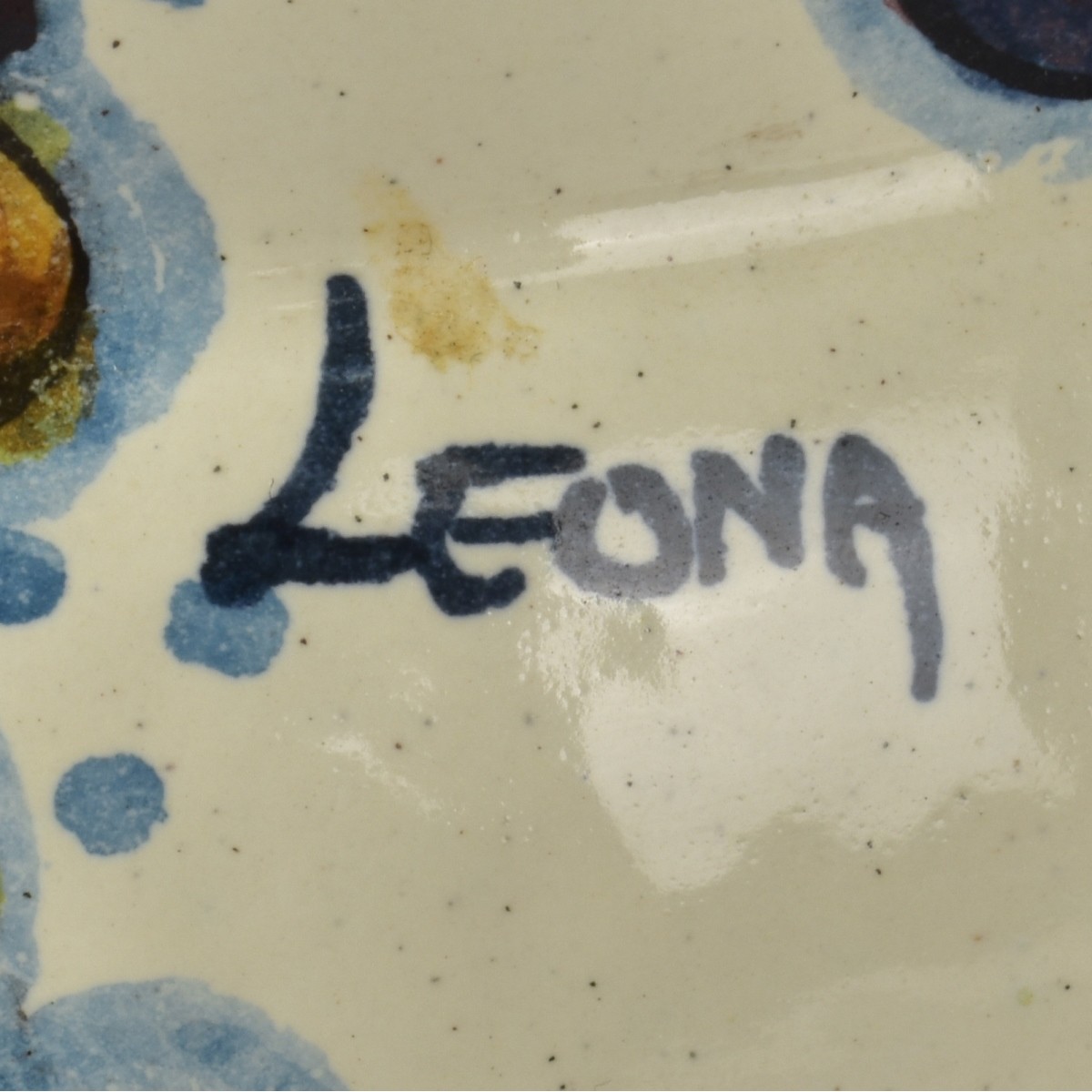 Vintage Leona Italian Porcelain Vase with Cover