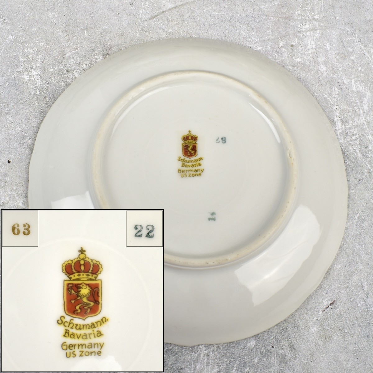 Schumann-Bavaria Empress Dresden Flowers China Set