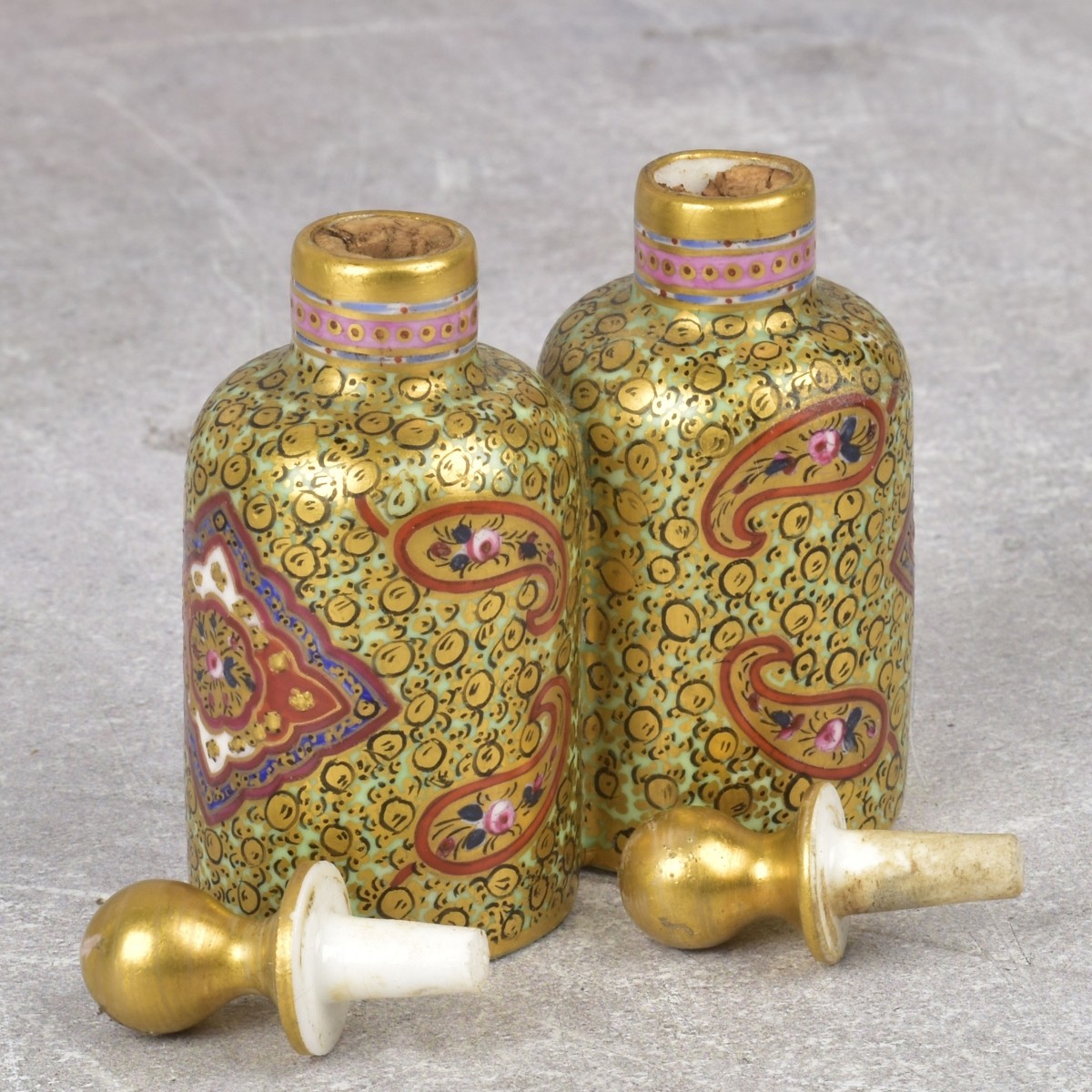 Coalport John Rose & Co. Scent Bottles