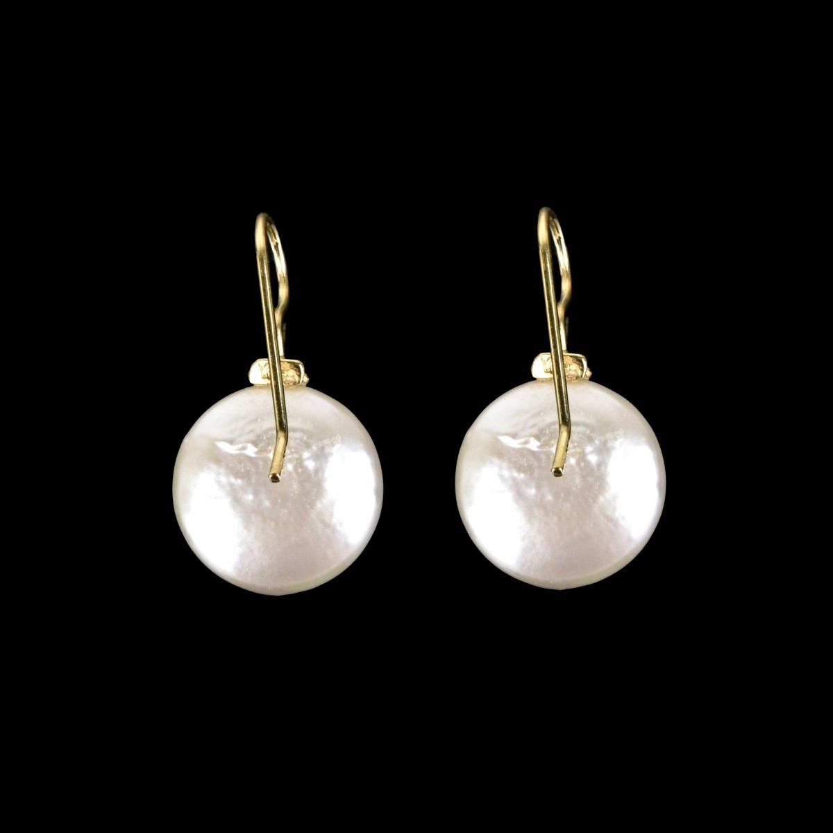 Yvel Pearl and 18K Earrings