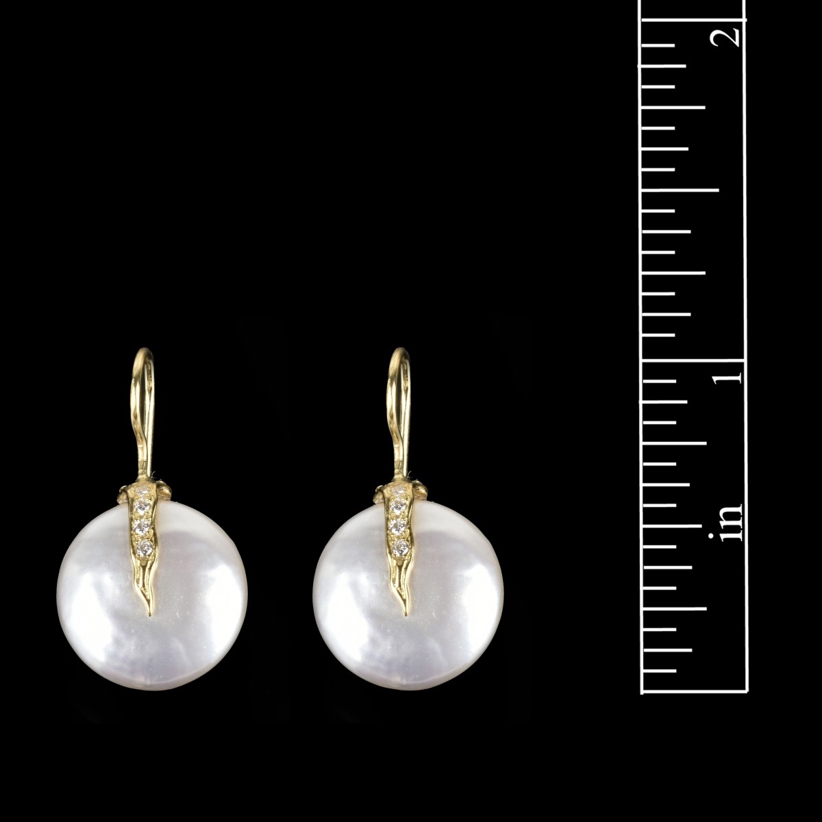 Yvel Pearl and 18K Earrings