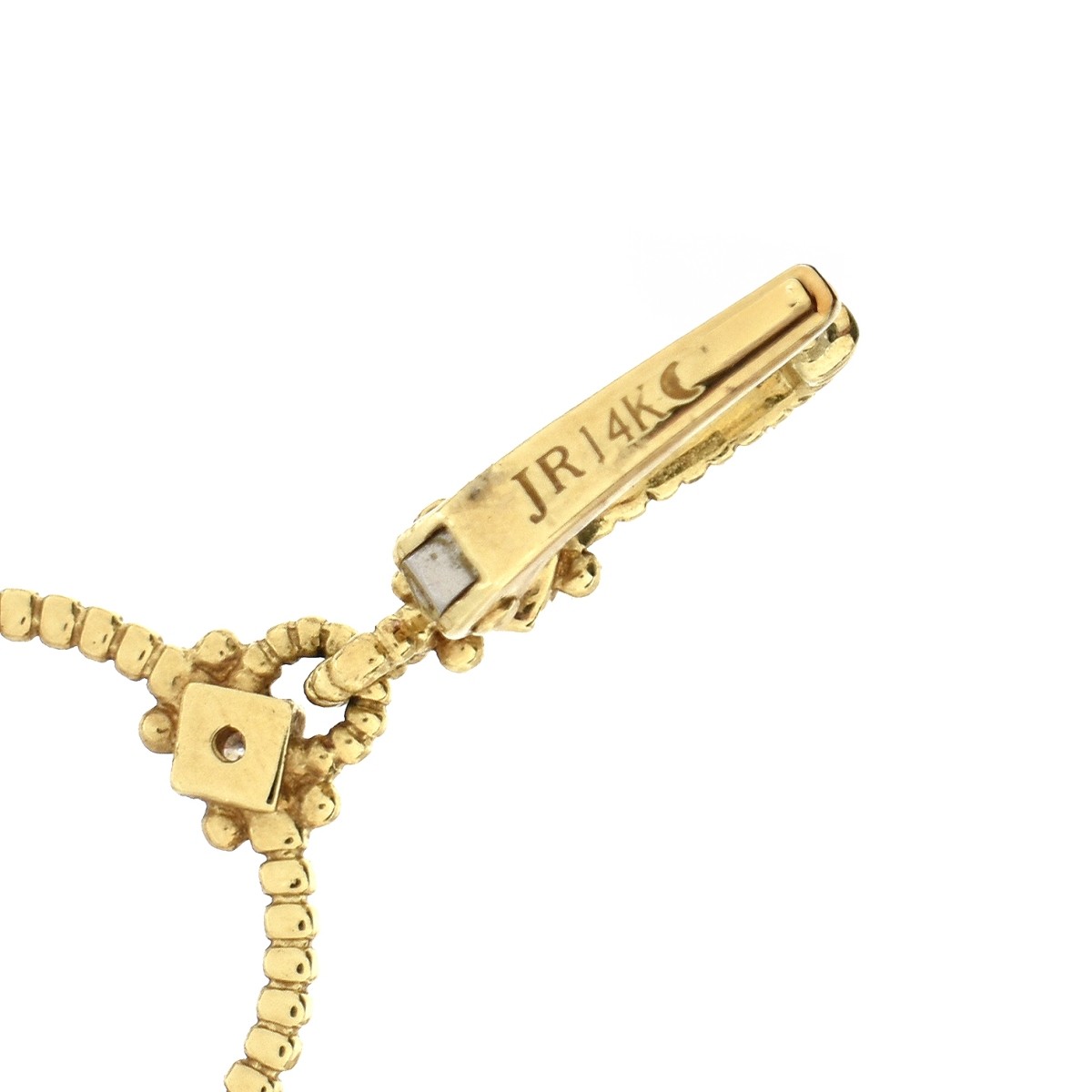 Judith Ripka Diamond and 14K Earrings