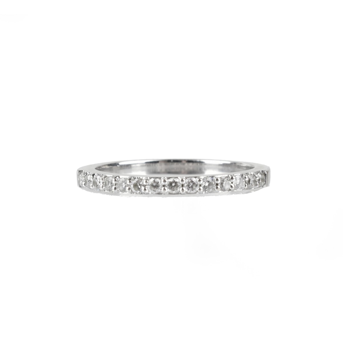 Diamond and 18K Band