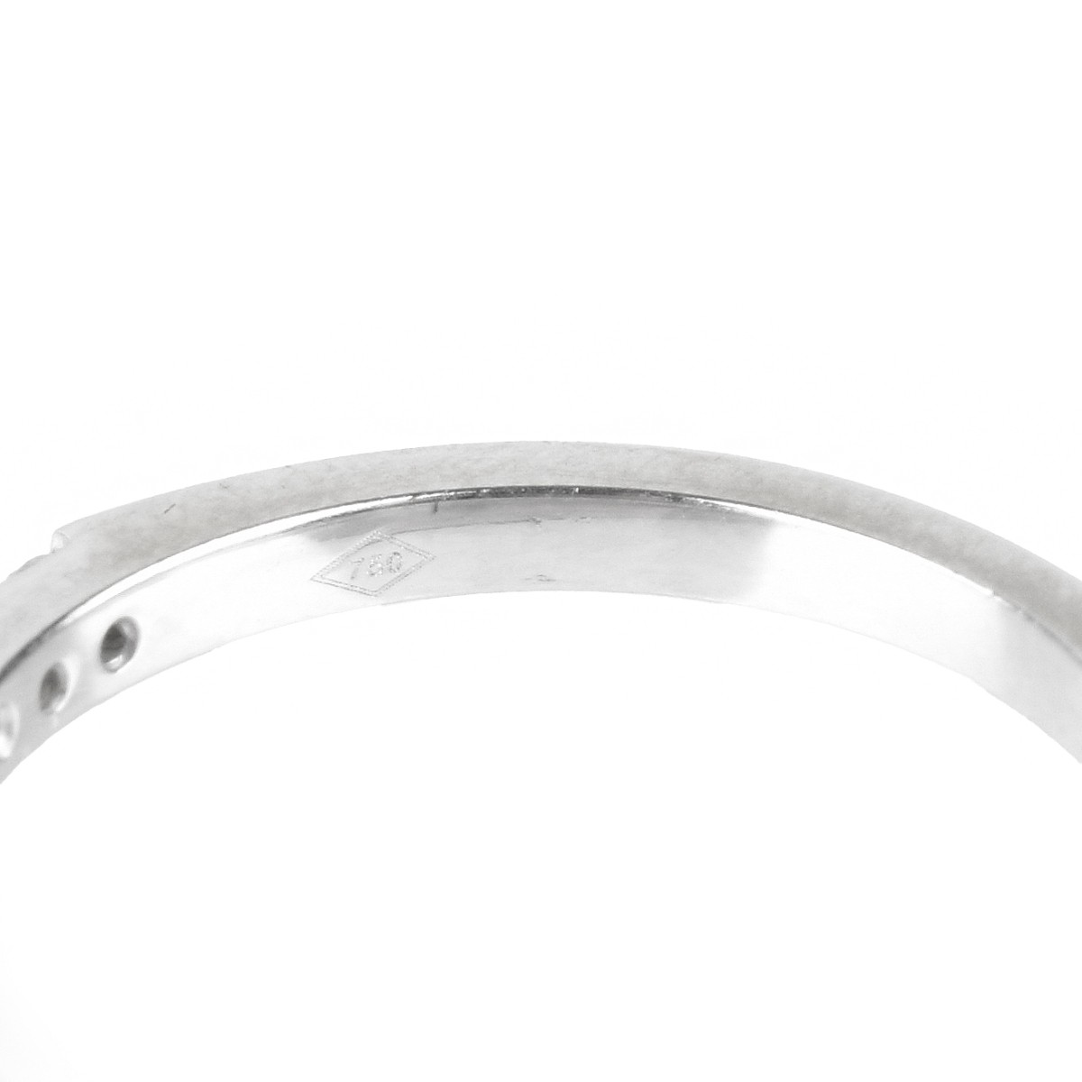 Diamond and 18K Band