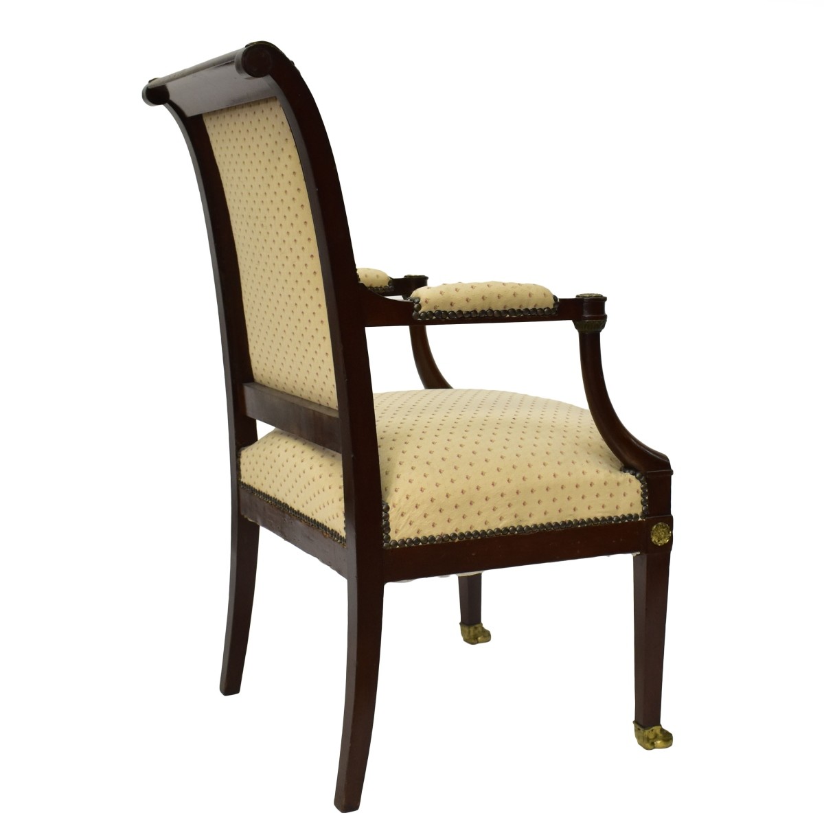 Mid 20th Century Empire Style Fauteuil Chairs