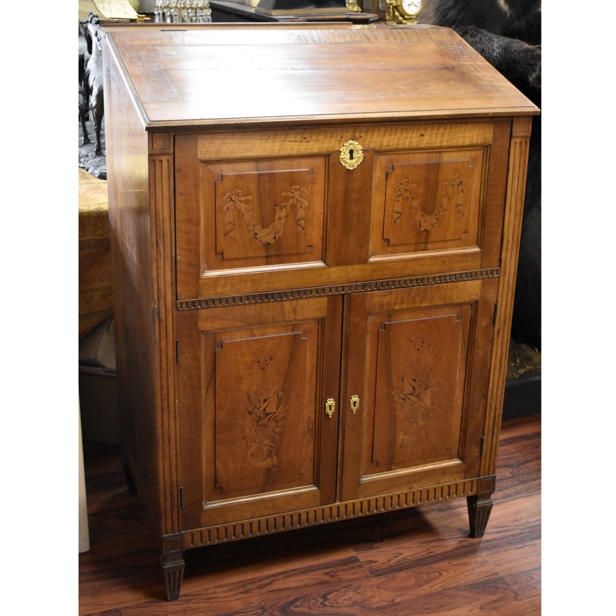 19th C. Louis XVI Secretaire a Abattant