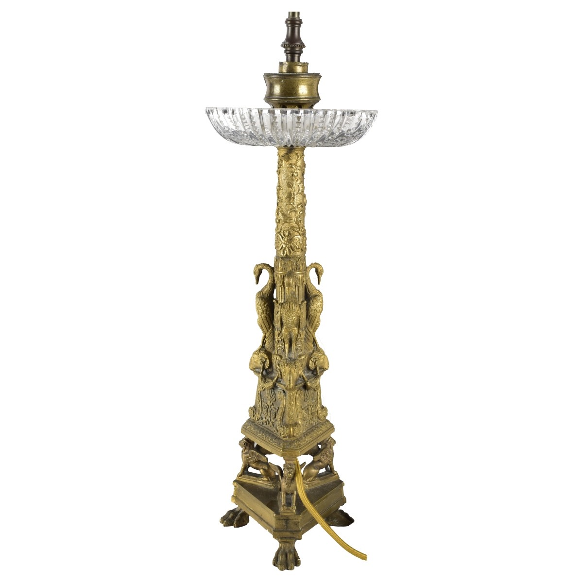 Pair of French Empire Style Lamps