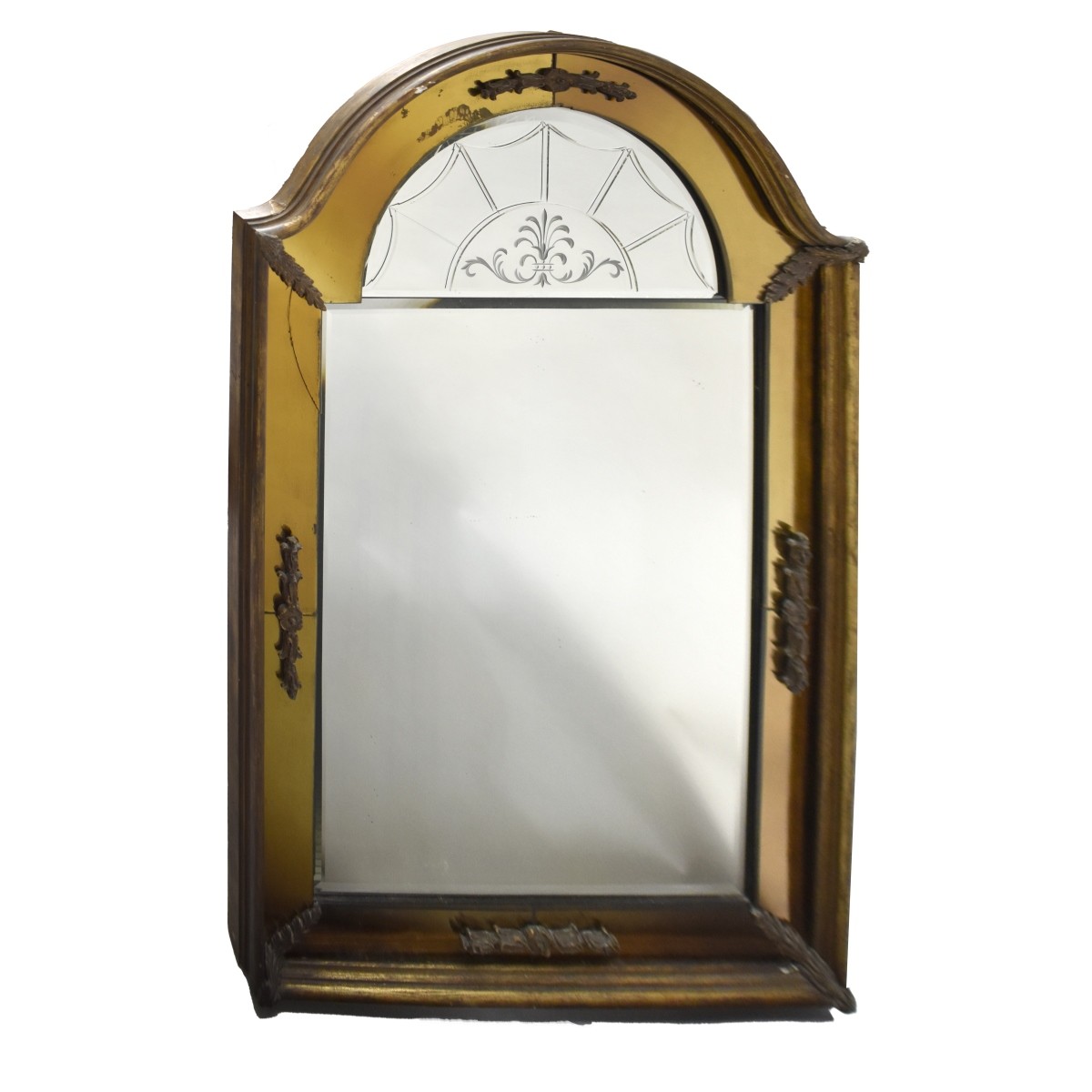 Vintage Venetian Style Mirror by Shaw Furniture Co