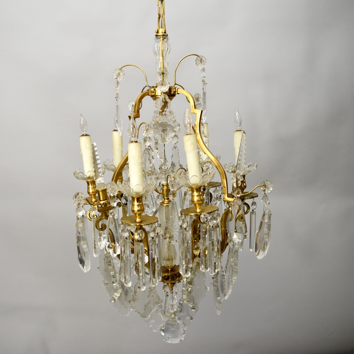 Early 20th C. Rococo Style Chandelier