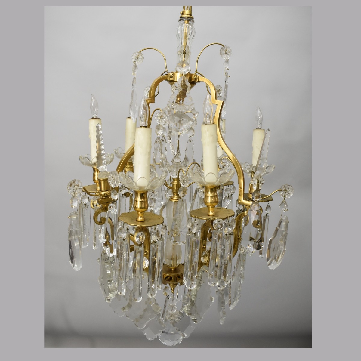Early 20th C. Rococo Style Chandelier