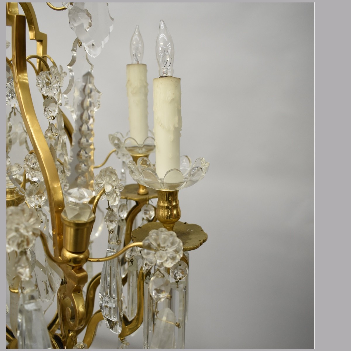 Early 20th C. Rococo Style Chandelier