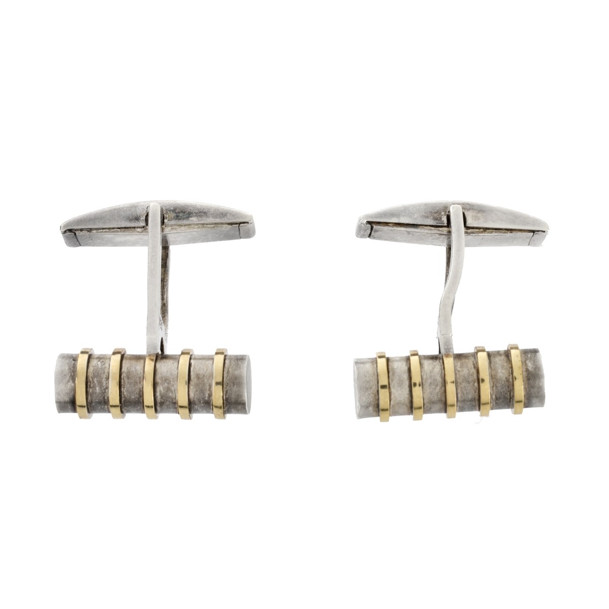 Tiffany & Co 18K and Silver Cufflinks