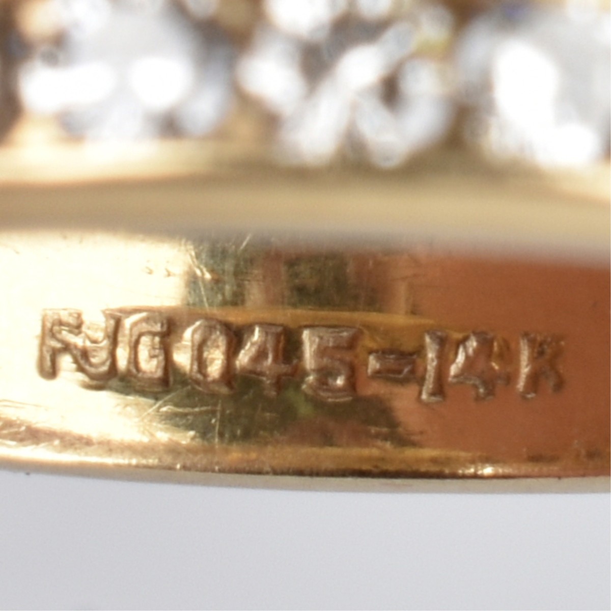Diamond and 14K Band