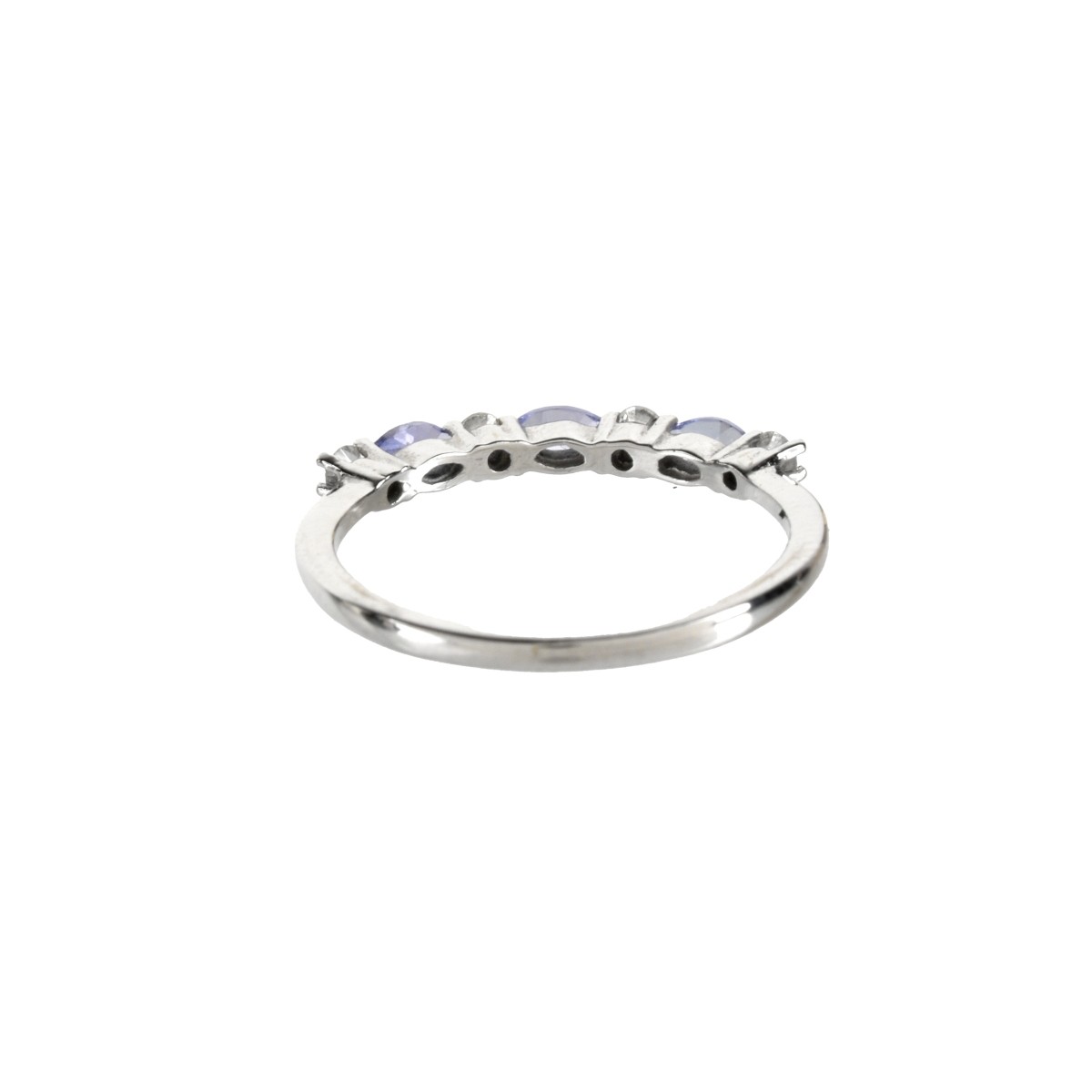 Tanzanite, Diamond and 14K Band