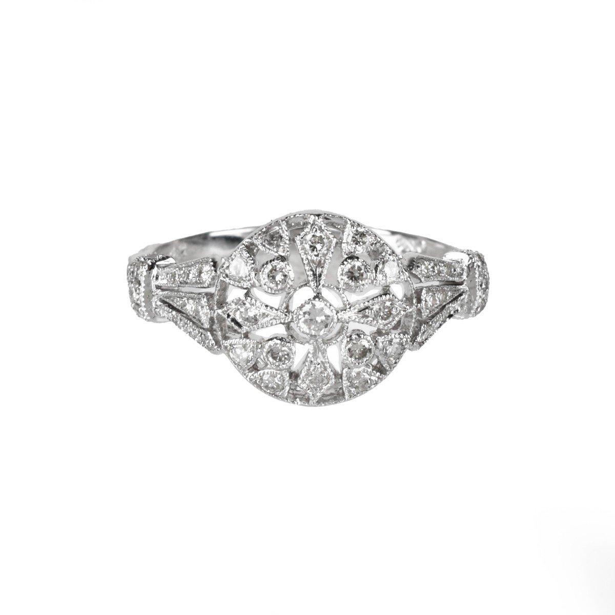 Diamond and 18K Ring