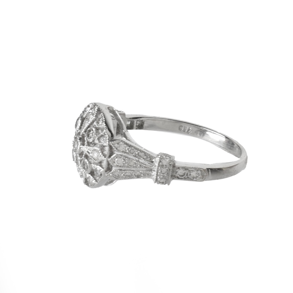 Diamond and 18K Ring