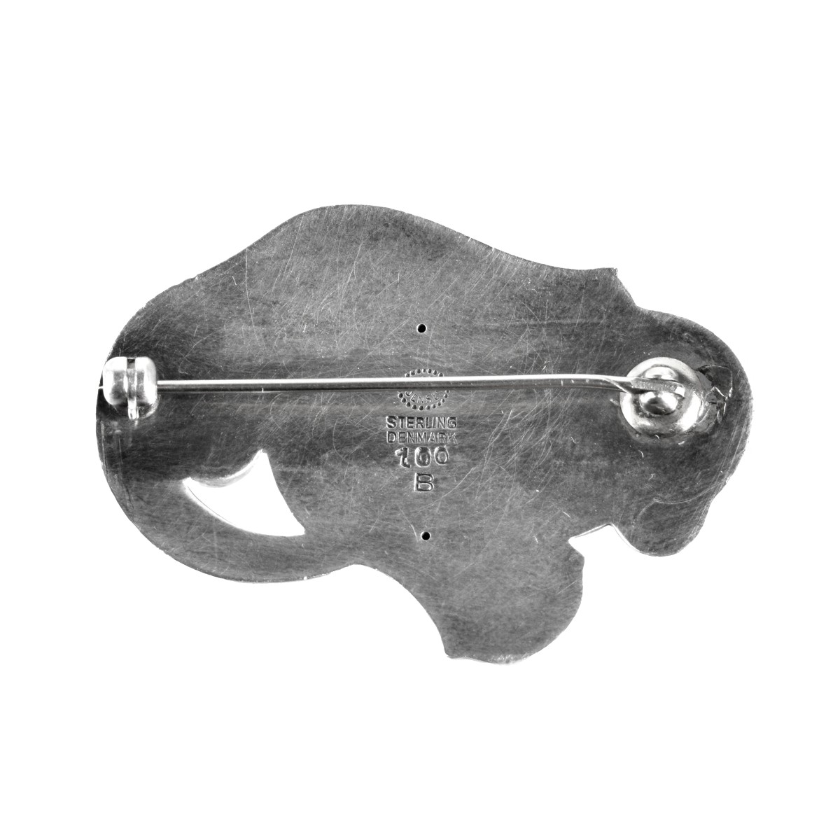 Georg Jensen Silver Brooch