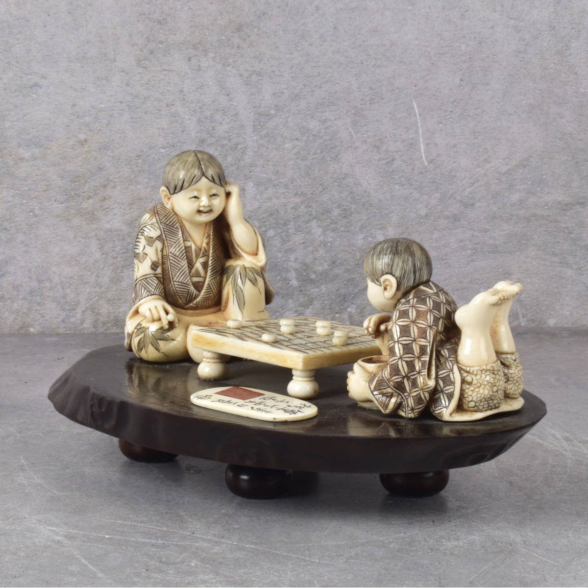 Antique Carved Japanese Sculpture
