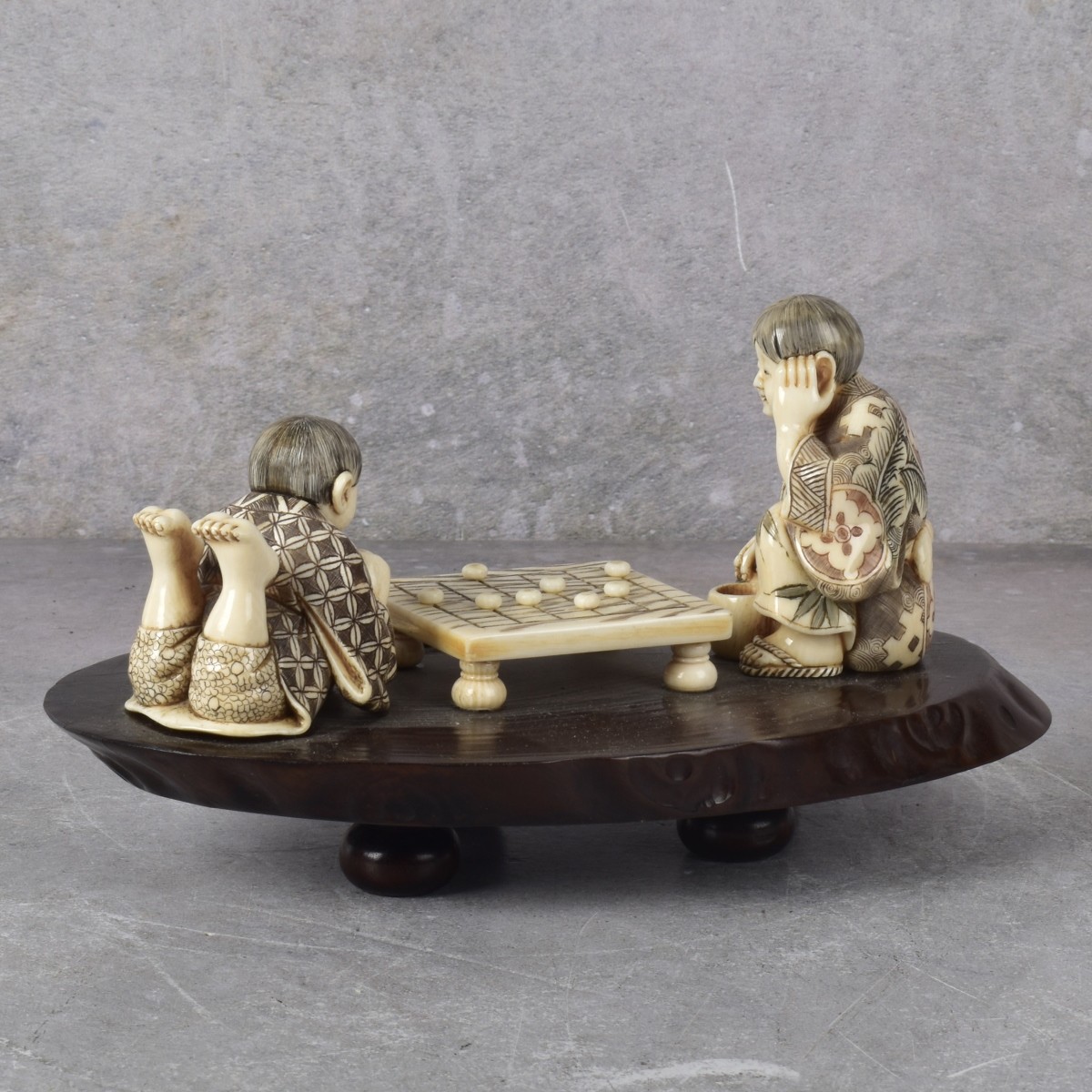 Antique Carved Japanese Sculpture