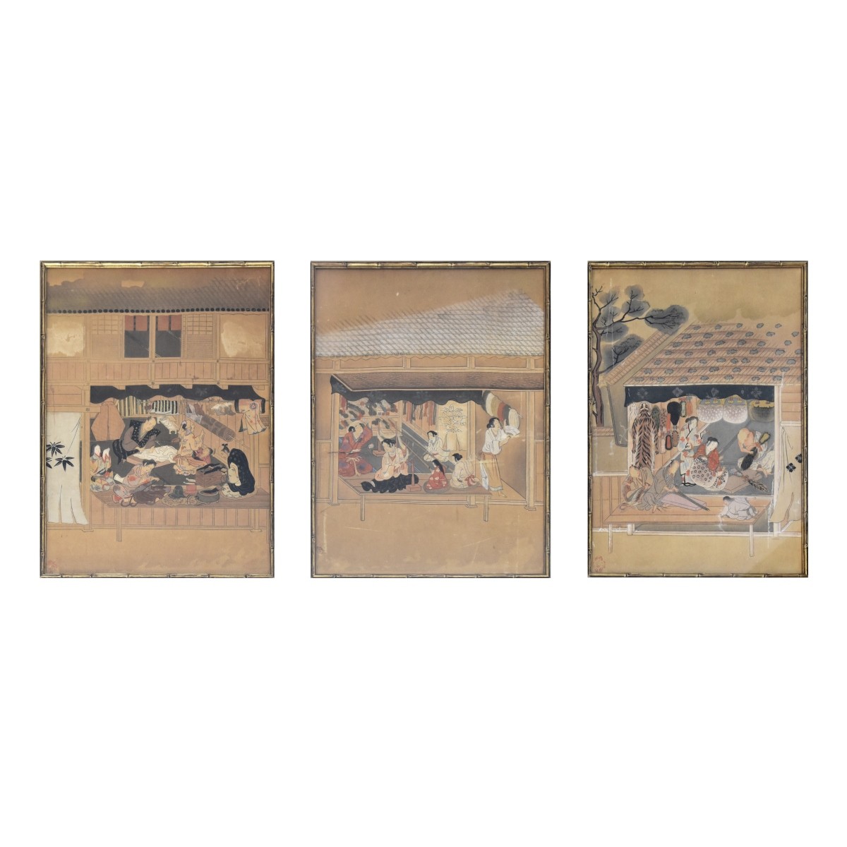 Antique Japanese Wood Block Prints