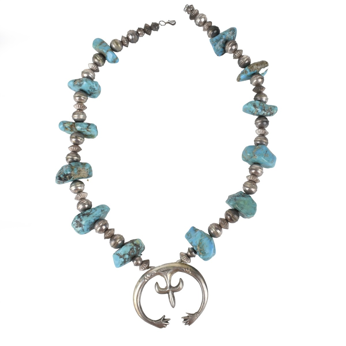 Silver and Turquoise Necklace