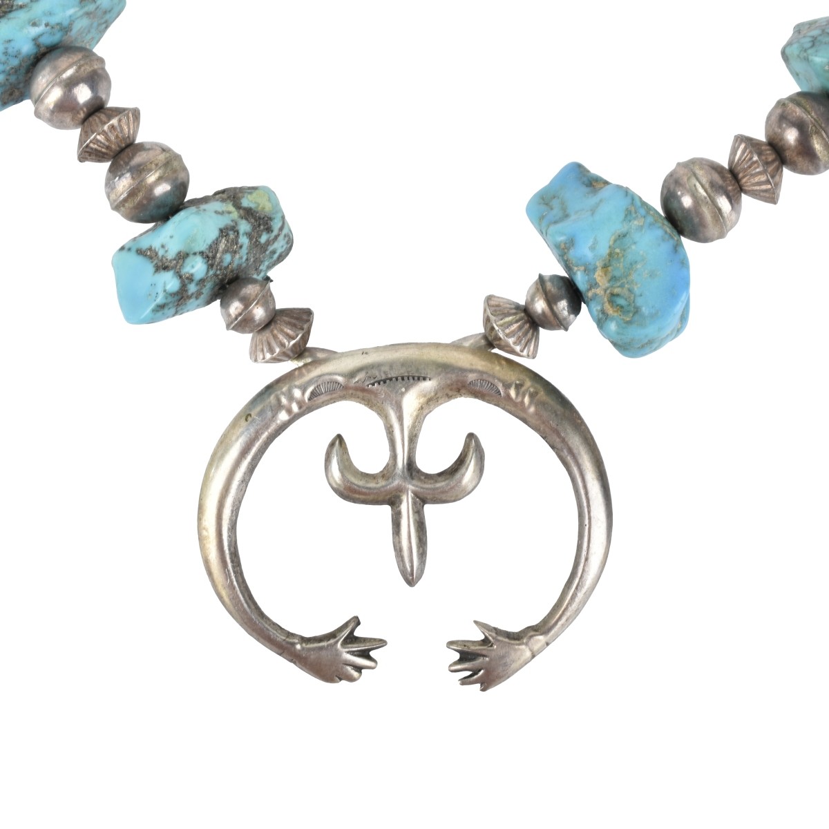 Silver and Turquoise Necklace