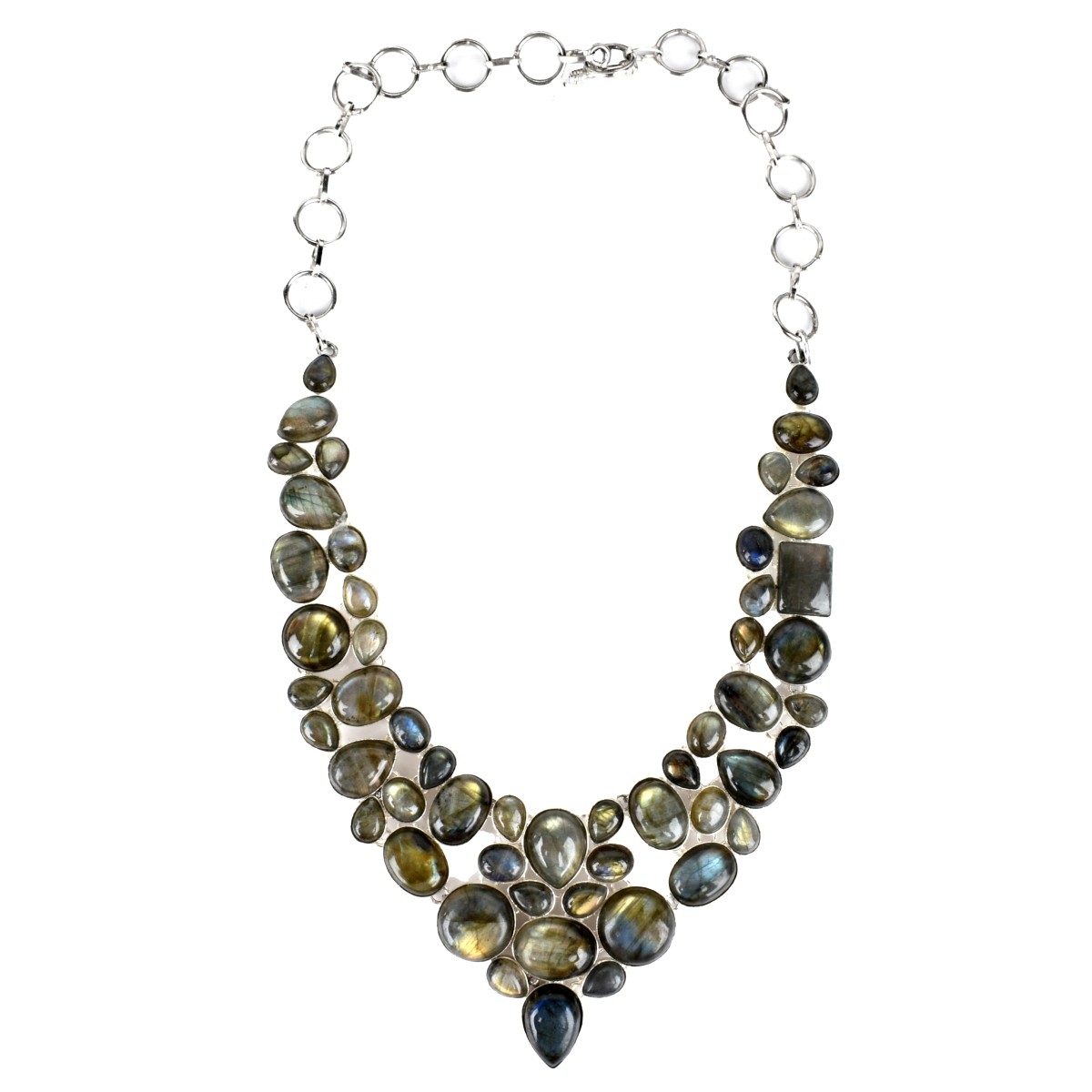 Labradorite and Turquoise Necklaces