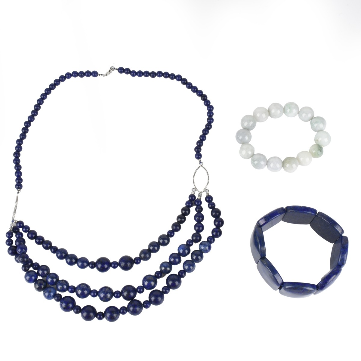 Jade and Lapis Lazuli Jewelry