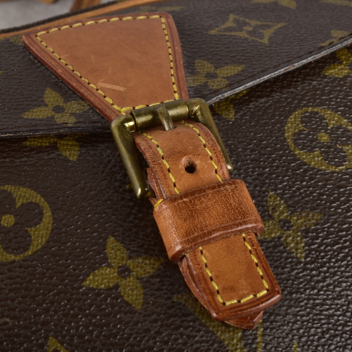 Louis Vuitton Brown Monogrammed Canvas Bag