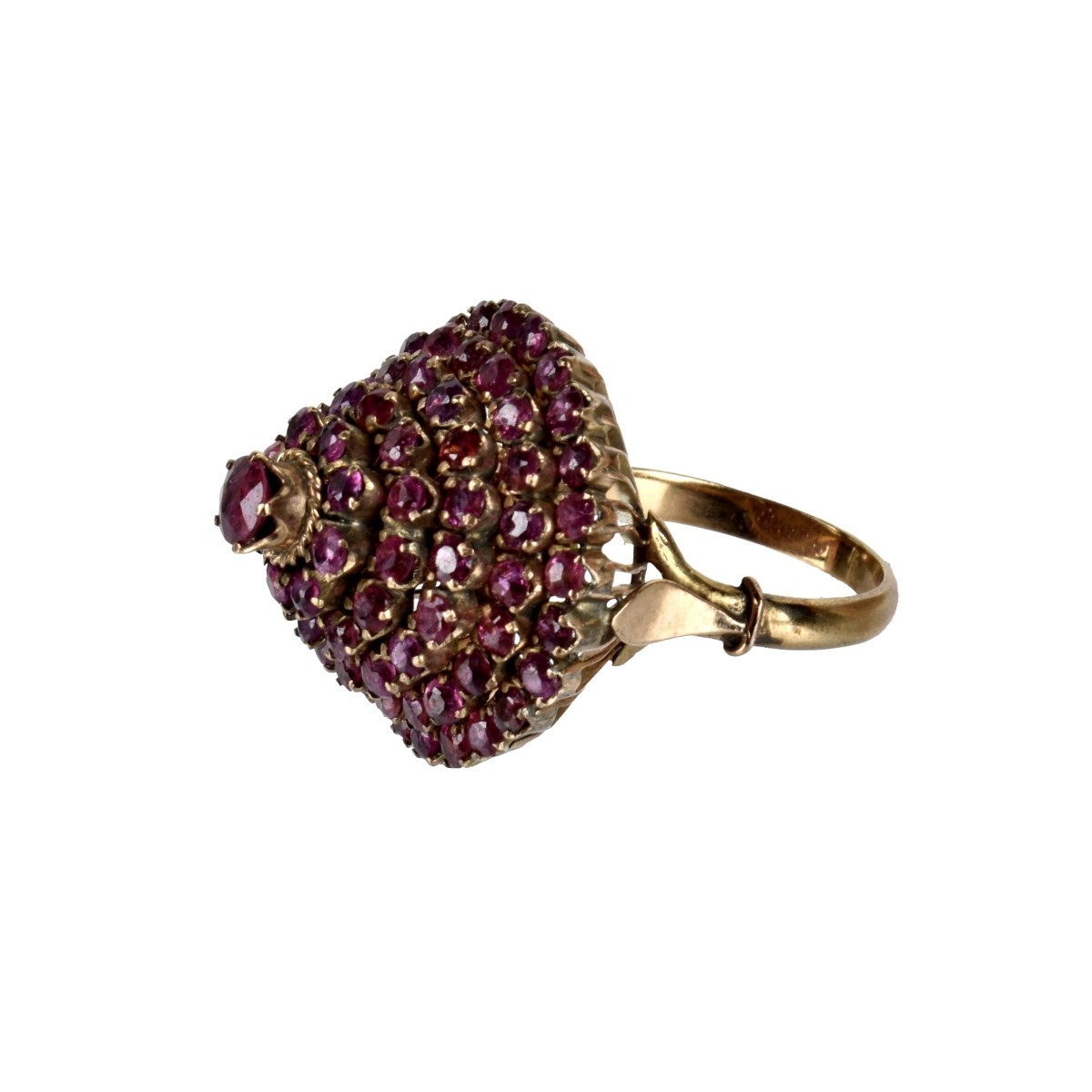 Ruby and 14K Dome Ring