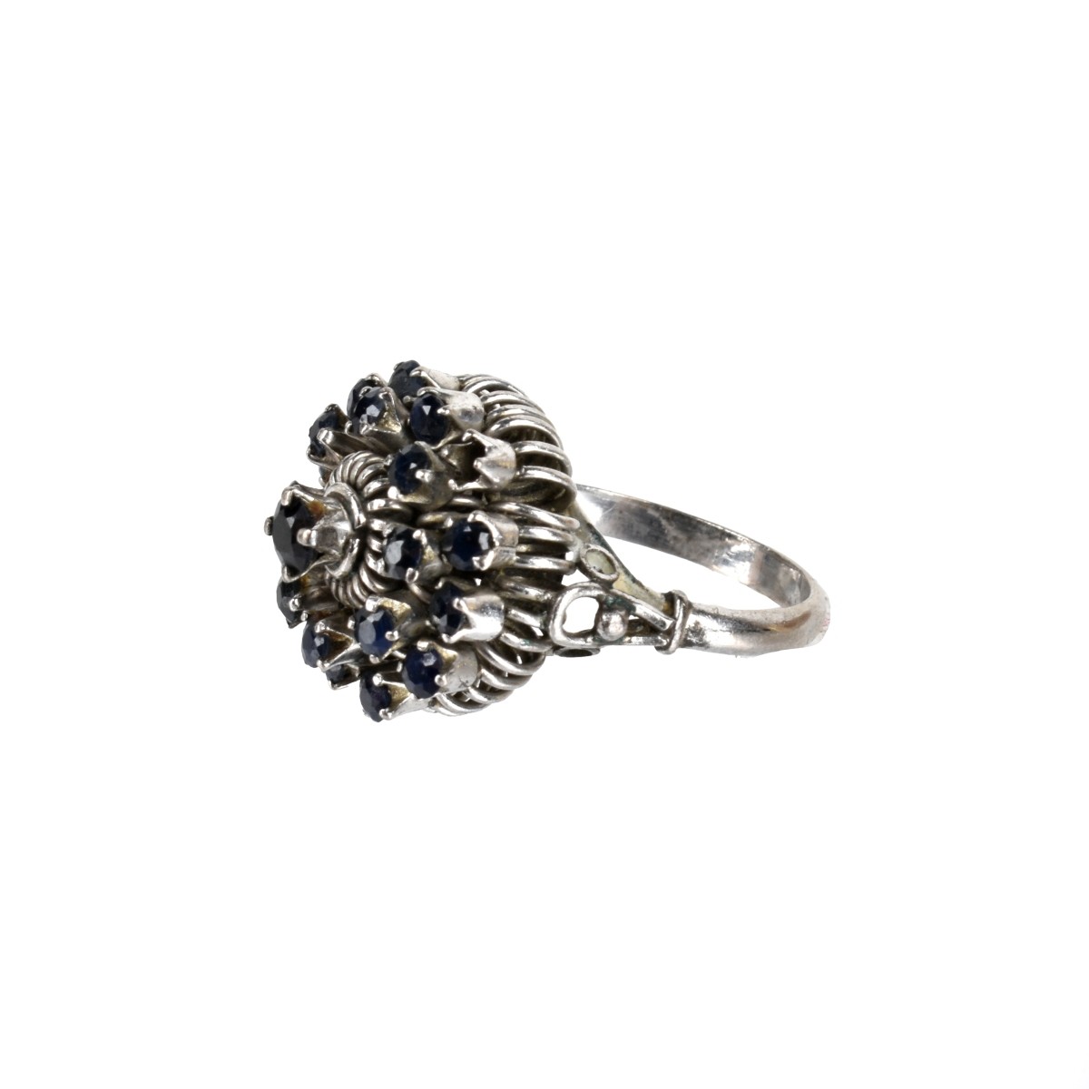 Sapphire and 10K Ring