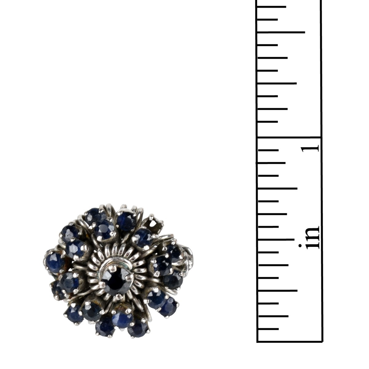 Sapphire and 10K Ring