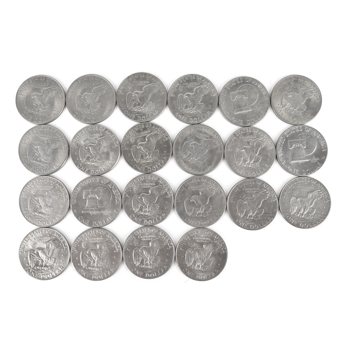 US Eisenhower $1 Silver Clad Coins