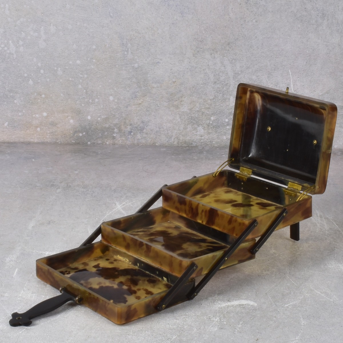 Antique Natural Shell Jewelry Box