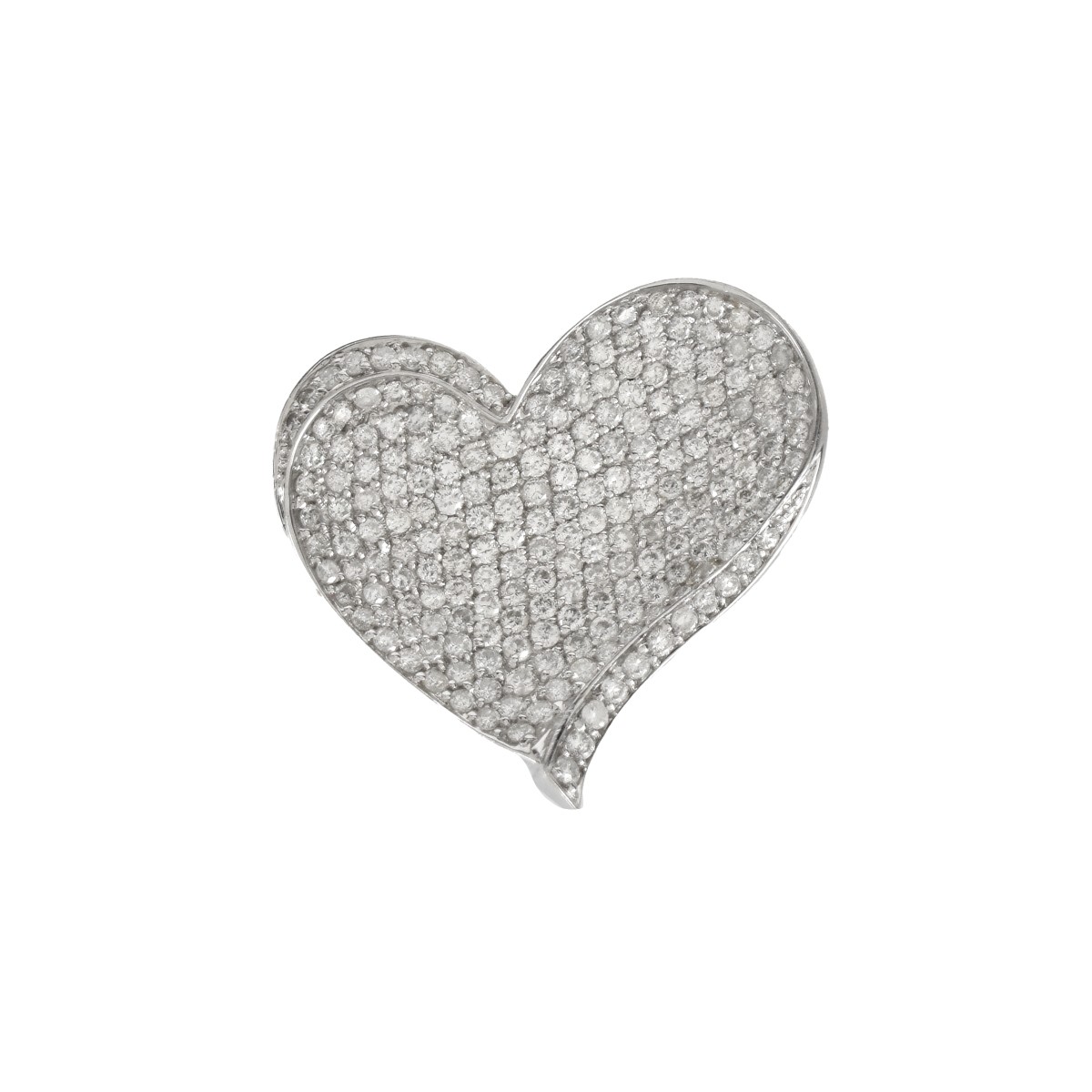 Diamond and 18K Pendant