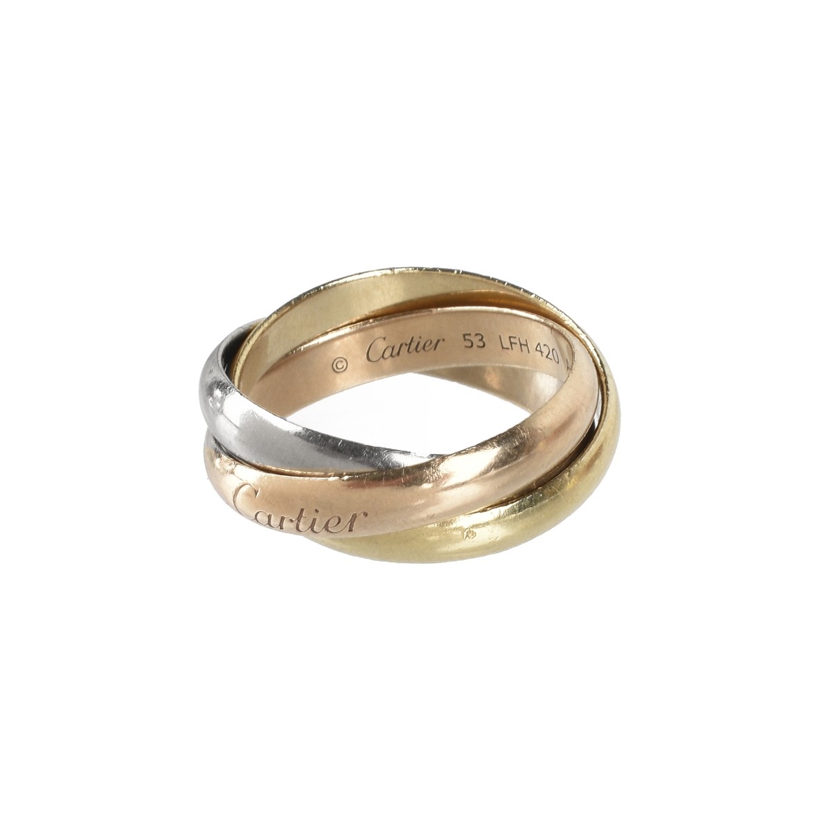 Cartier 18K Trinity Ring
