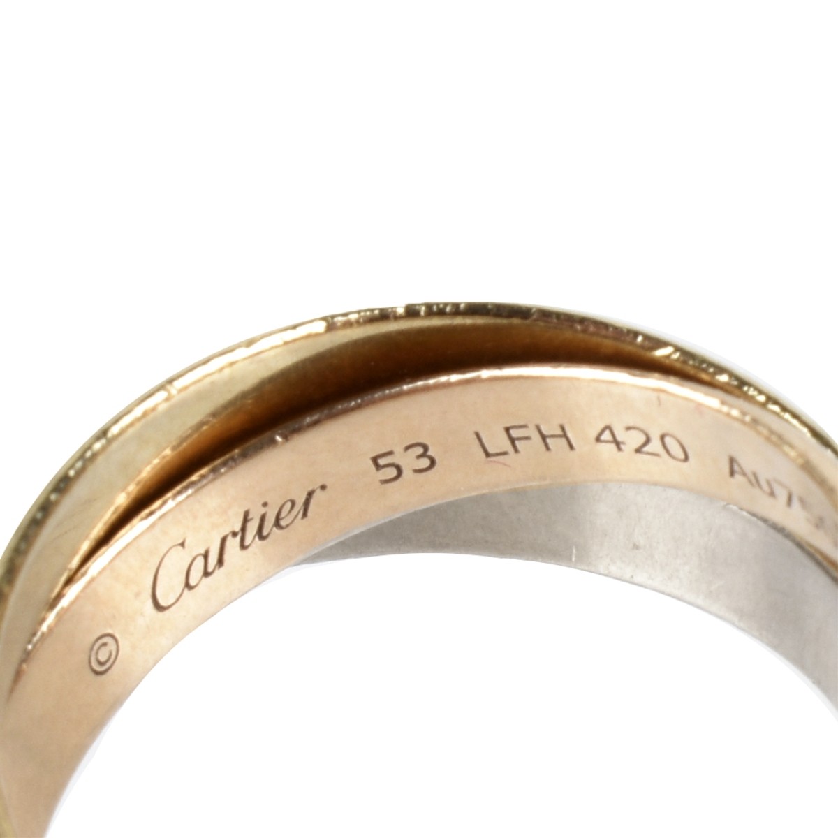 Cartier 18K Trinity Ring