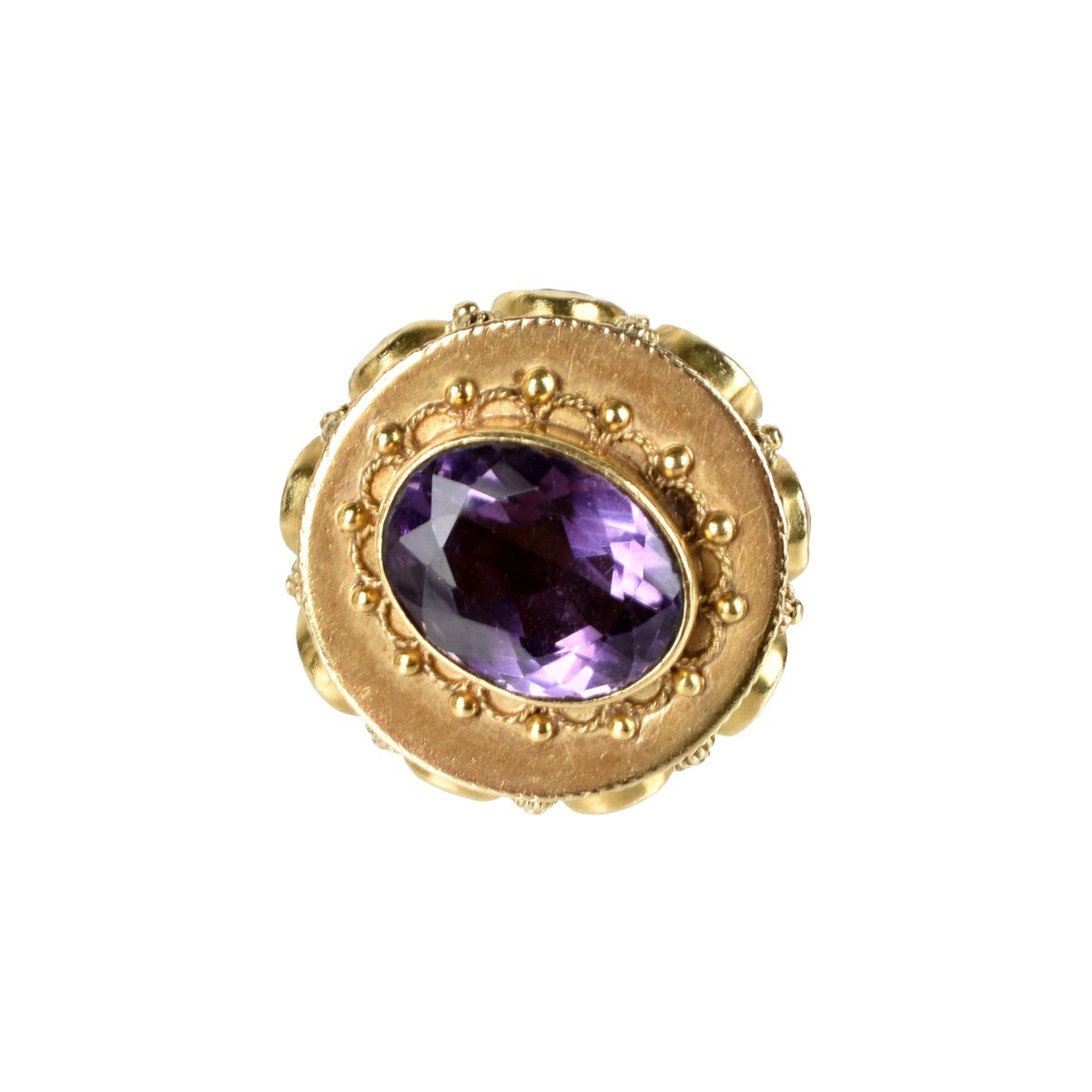 Gemstone and 18K Pendant / Charm