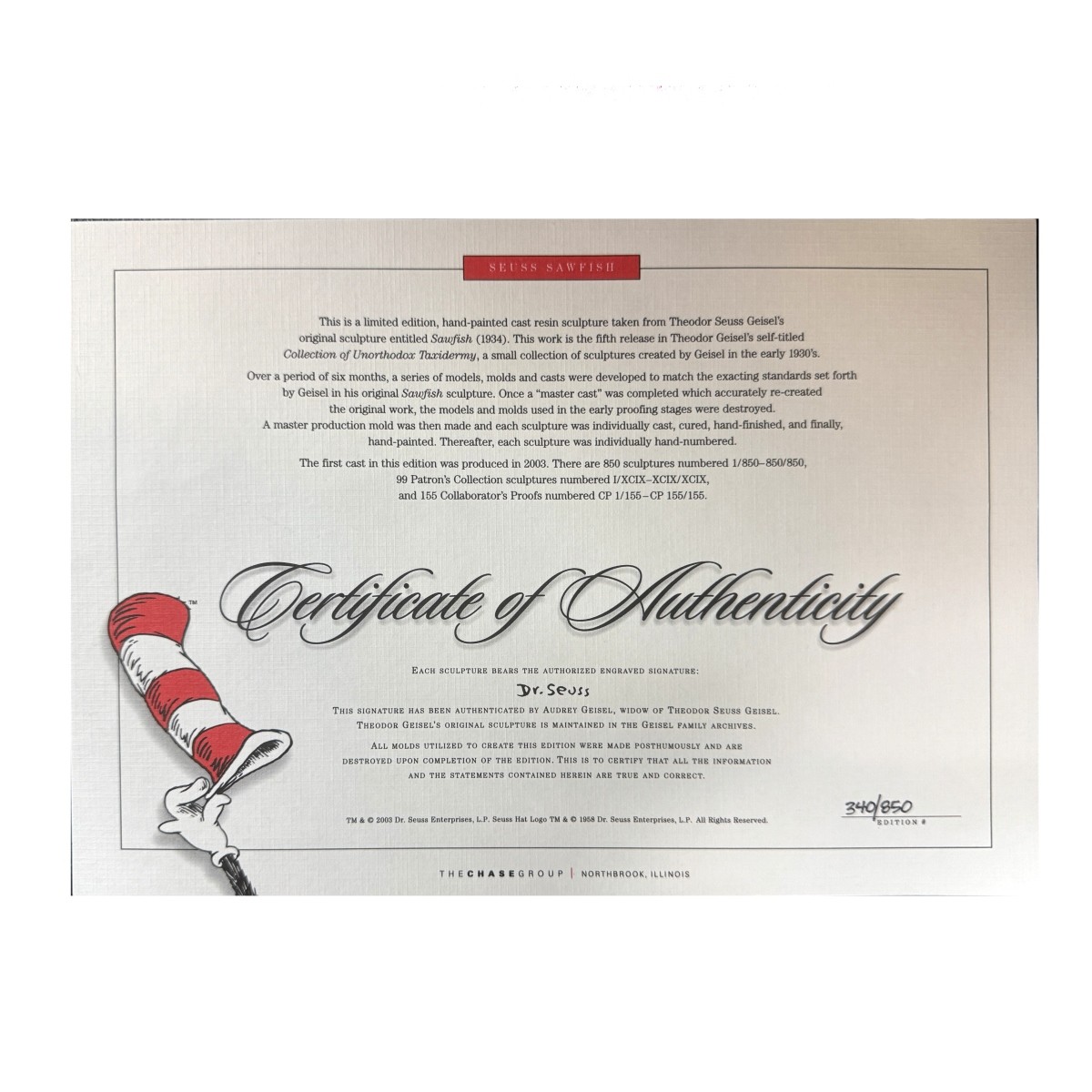 Dr. Seuss (Theodor Geisel), American (1904-1991)