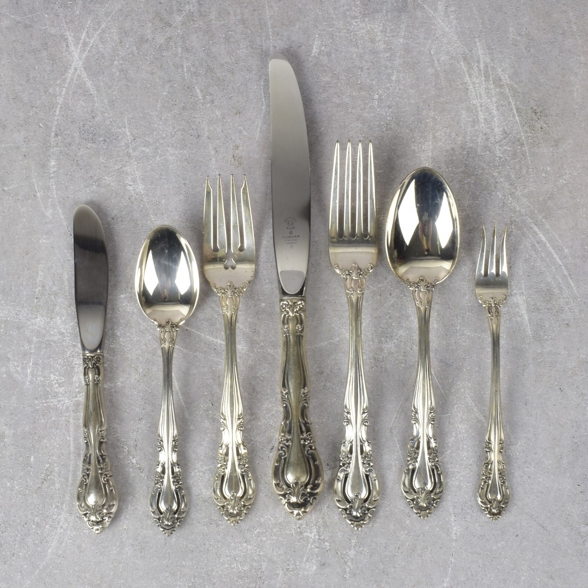 Gorham "Vivaldi" Pattern Sterling Silver Flatware