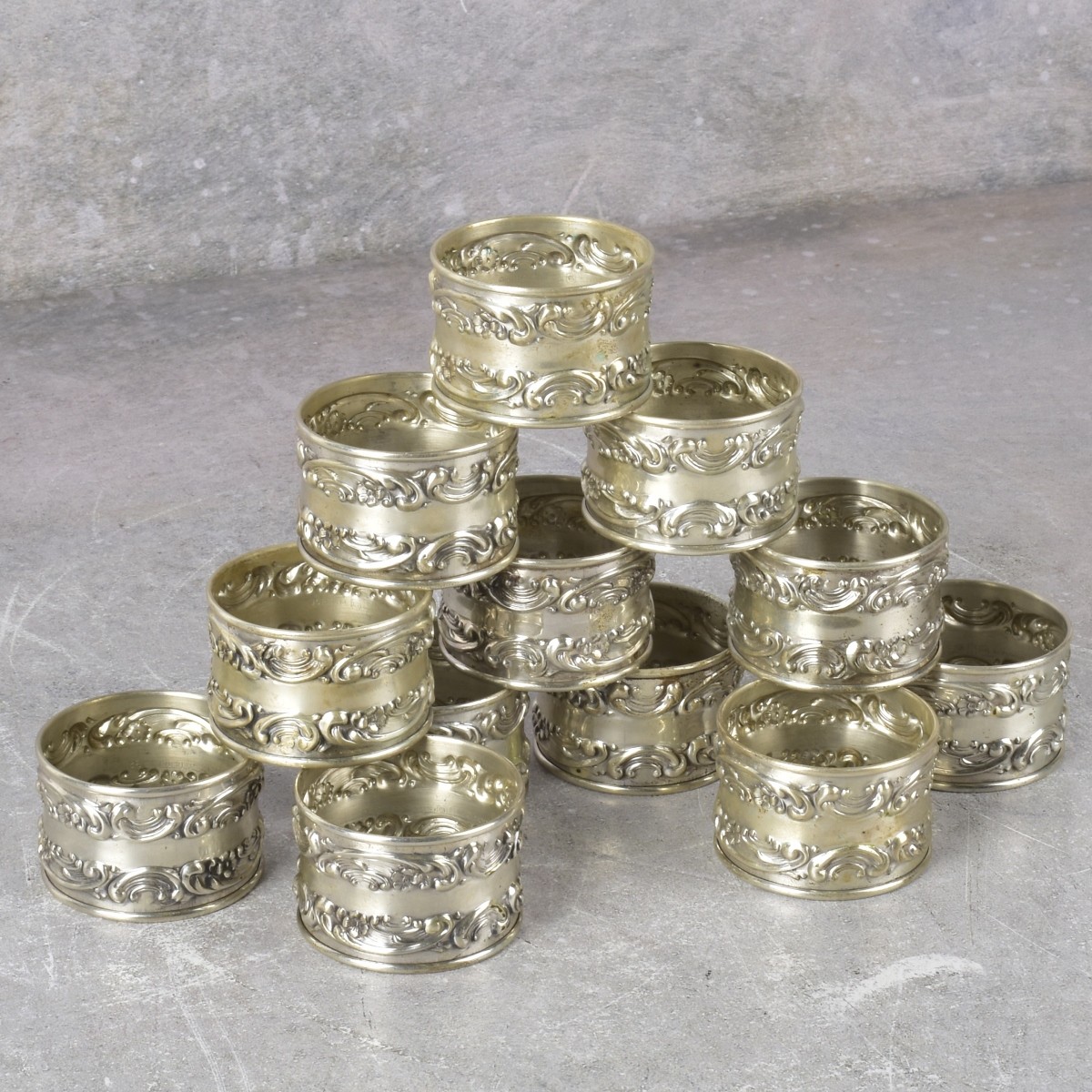 Gorham "Buttercup" Sterling Silver Napkin Rings
