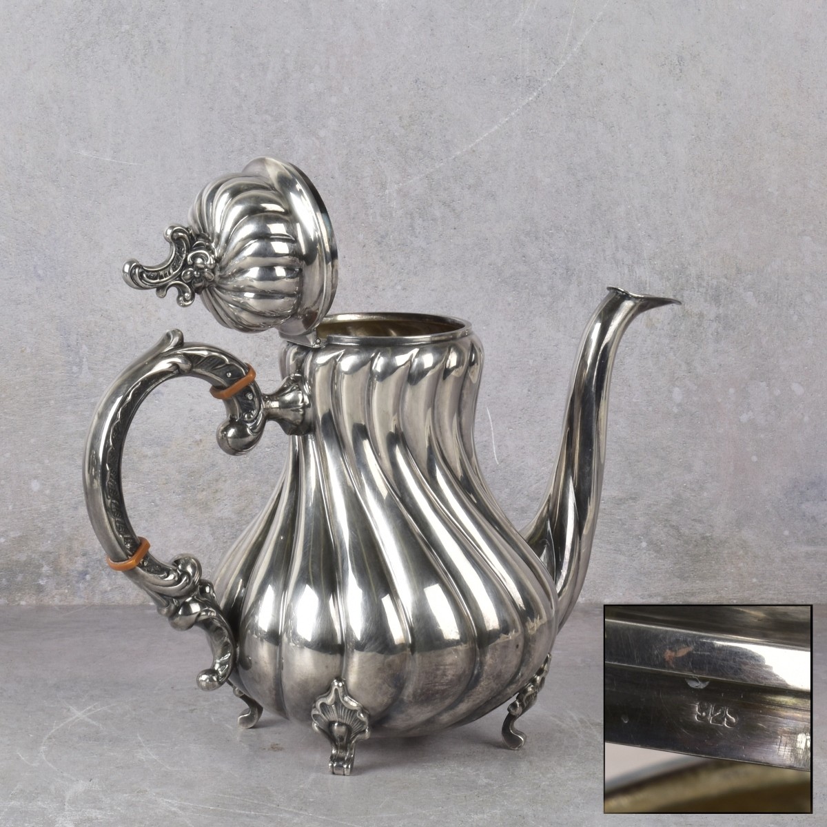 Handarbeit Antique German Sterling Silver Service