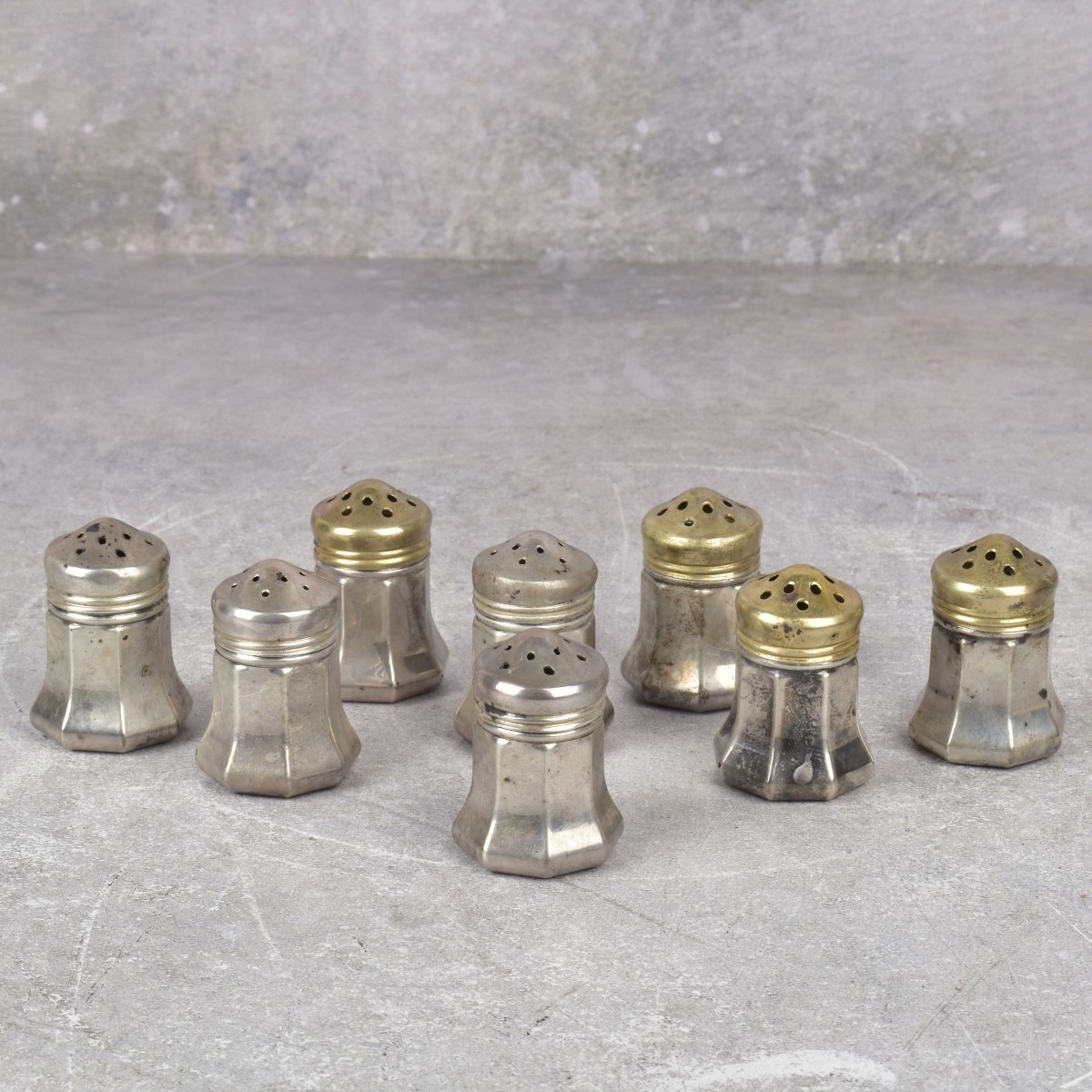 Cartier Sterling Silver Miniature Salt and Pepper