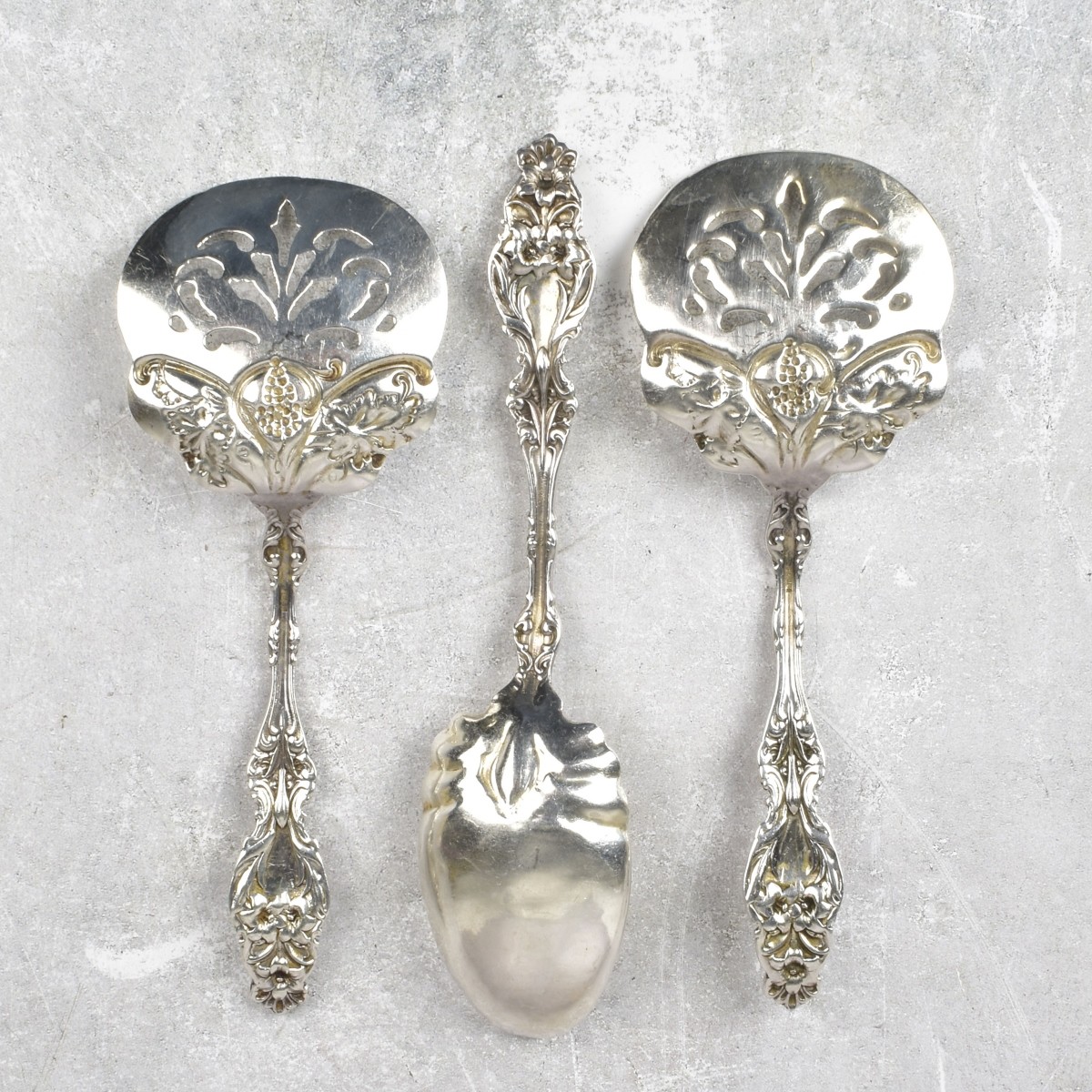 Sterling Art Nouveau Serving Pieces