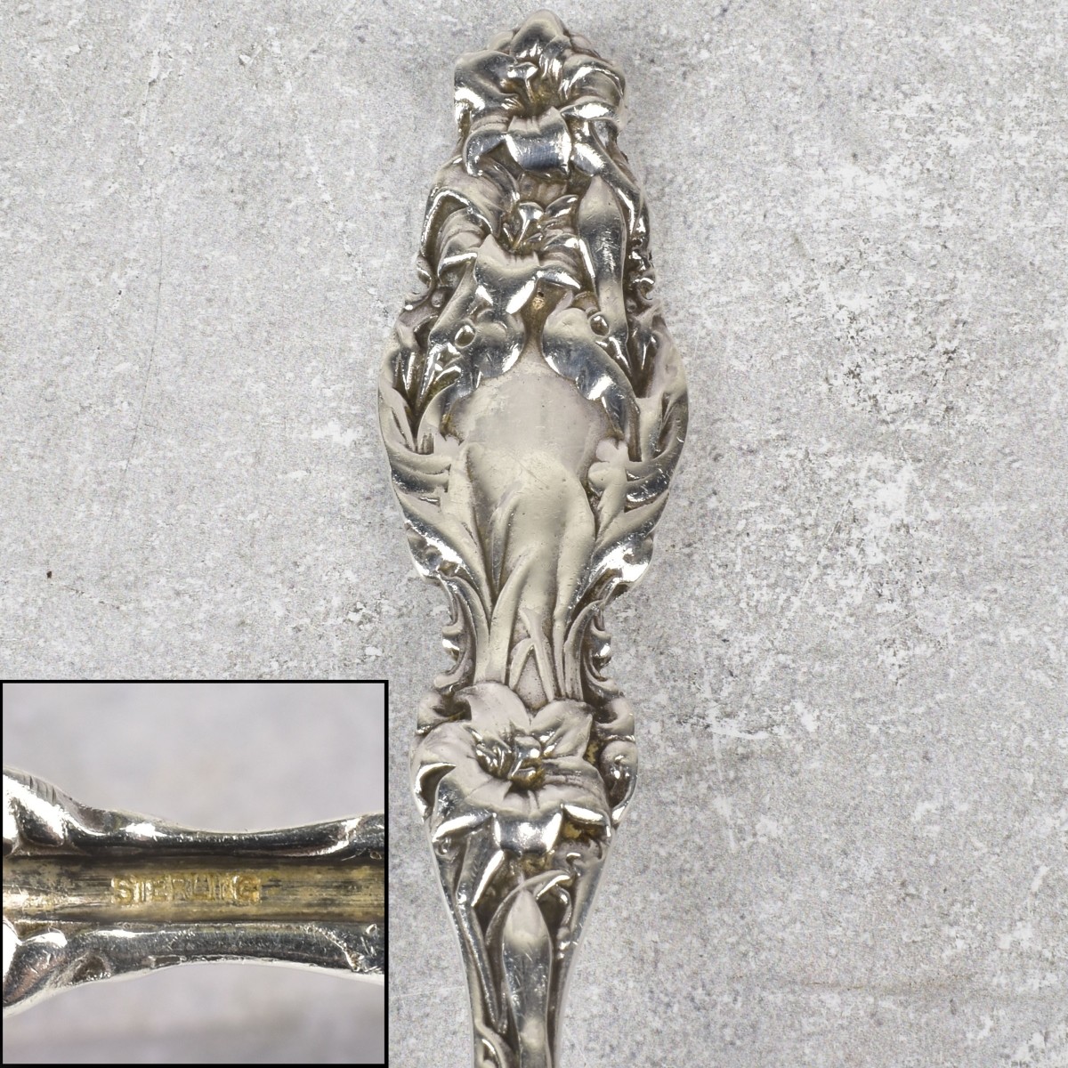 Sterling Art Nouveau Serving Pieces