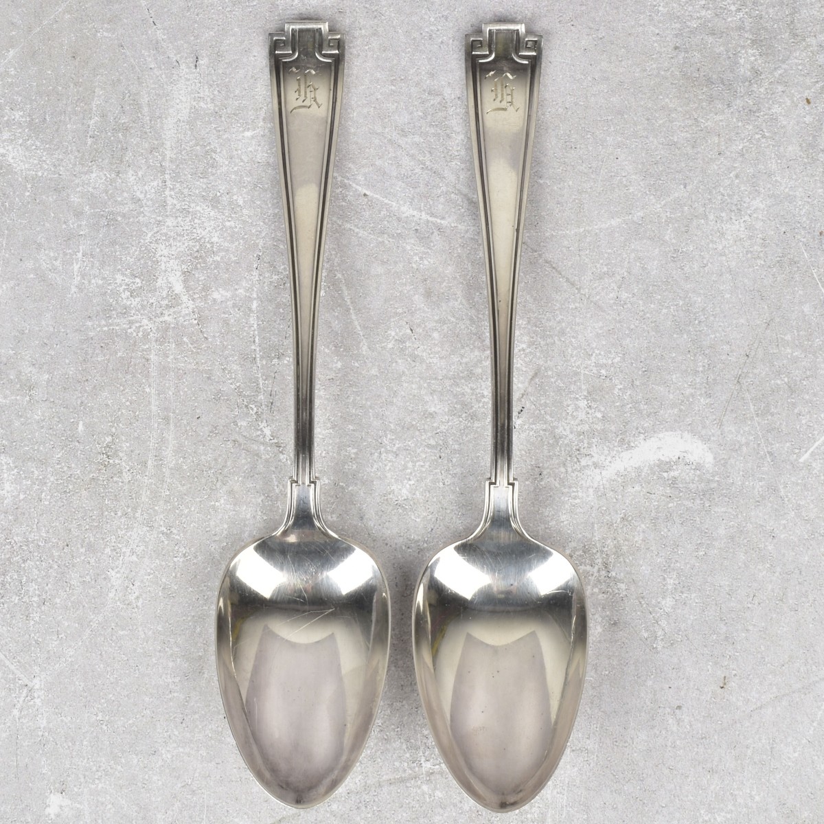 Gorham "Etruscan" Sterling Silver Serving Spoons