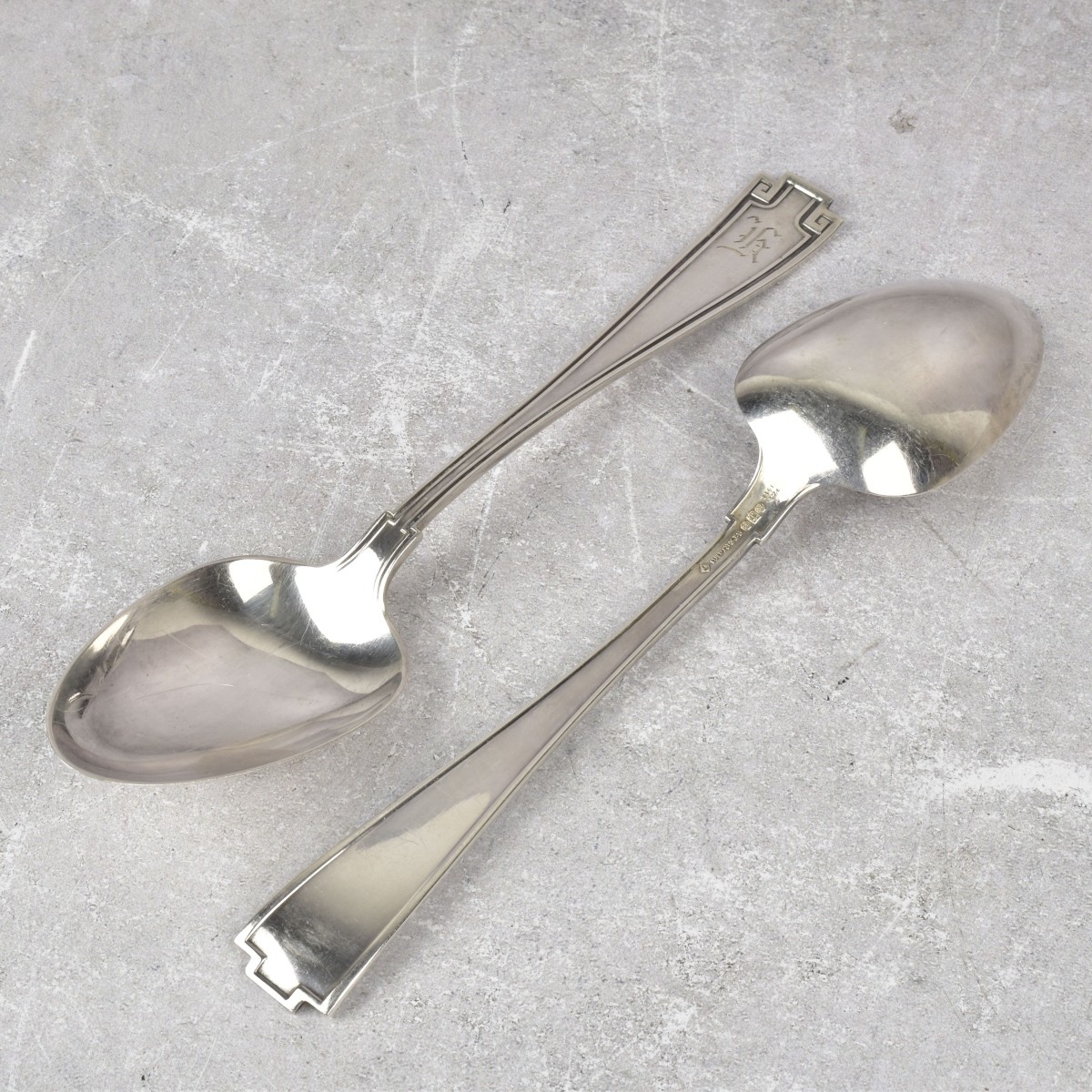Gorham "Etruscan" Sterling Silver Serving Spoons