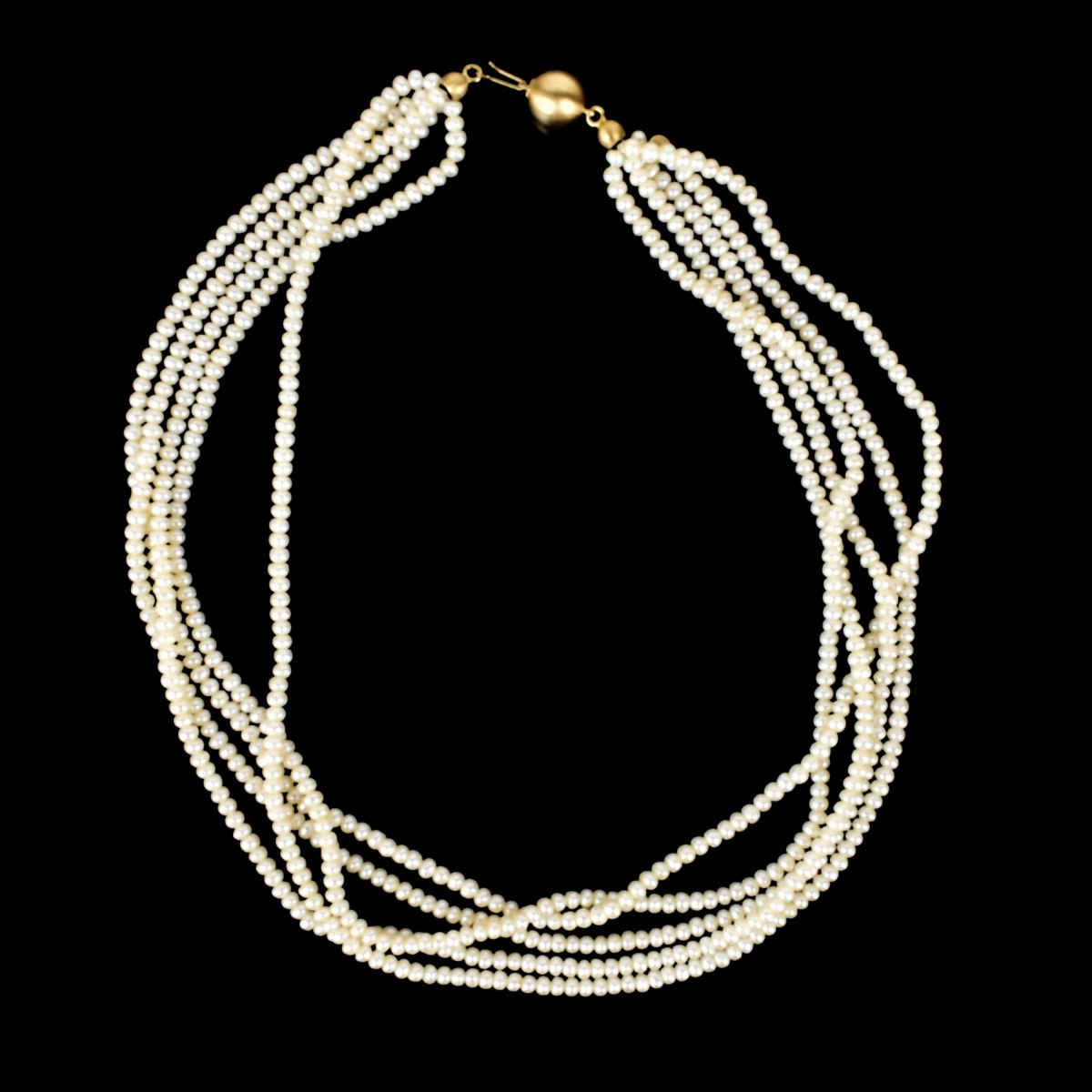 Pearl and 18K Necklace